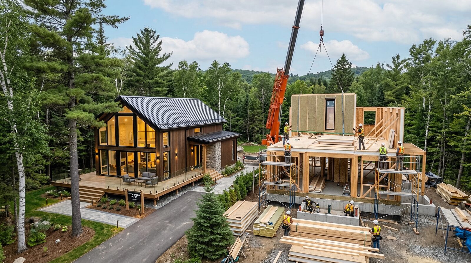 Строительство домов Petro Group, объект 2