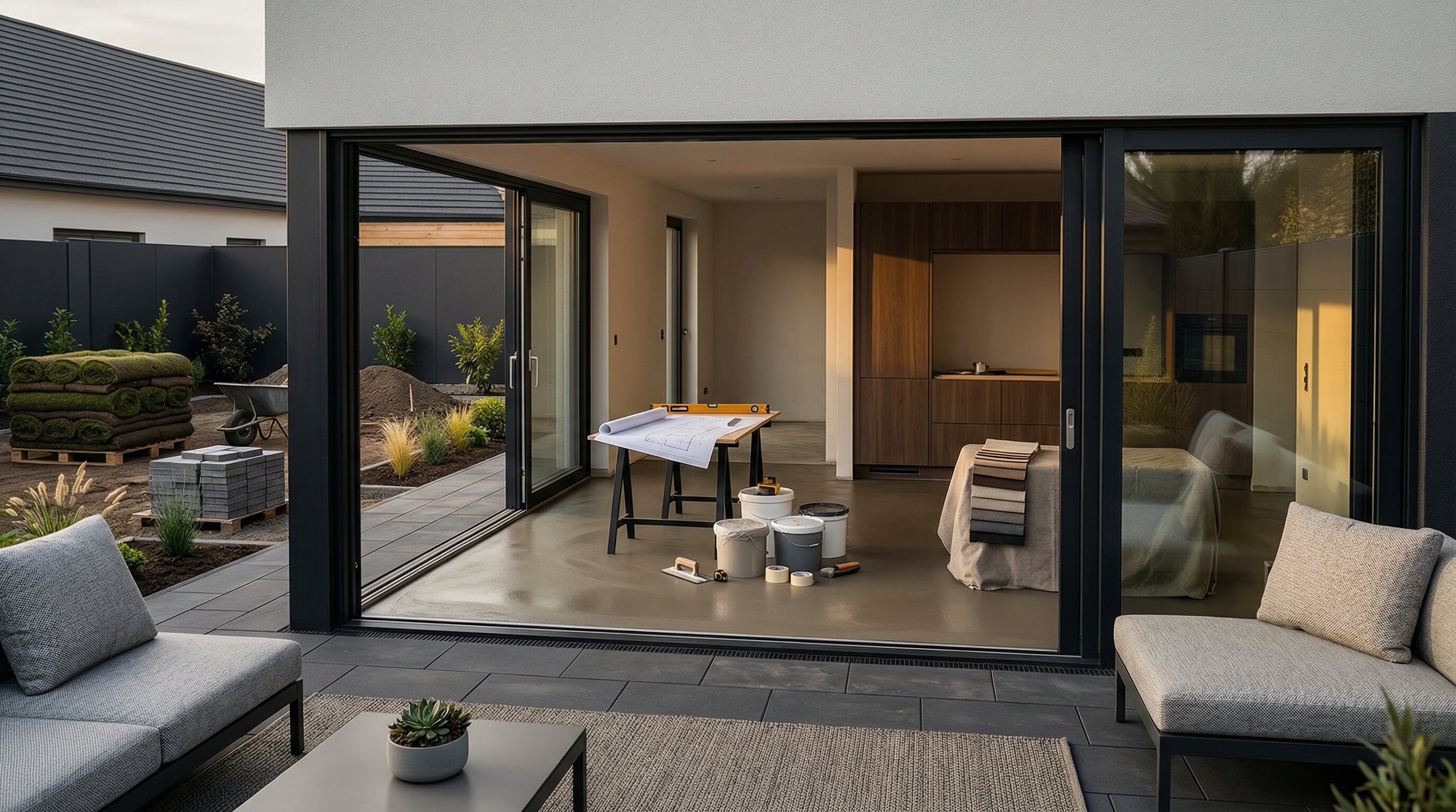 Petro Group: интерьер объекта и благоустройство территории