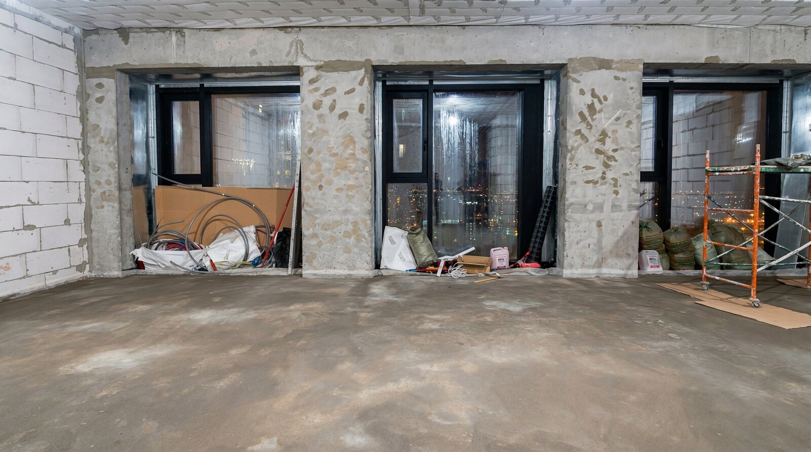 Стяжка пола Petro Group, объект 1